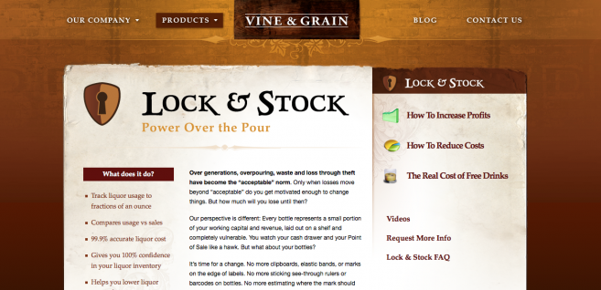 Vine & Grain screenshot