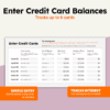 Google Sheets Credit Card Payoff Template Balances