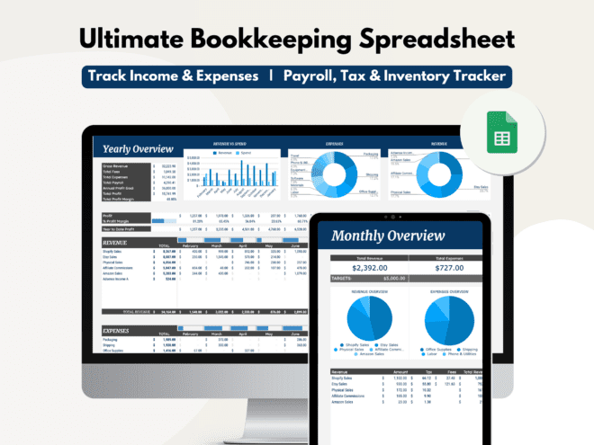 Ultimate Business Bookkeeping Template for Google Sheets